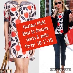 Draper James Peach Tree Printed Dress